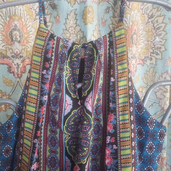 🍄By & By Summer Casual Halter Dress Junior - Picture 4 of 5